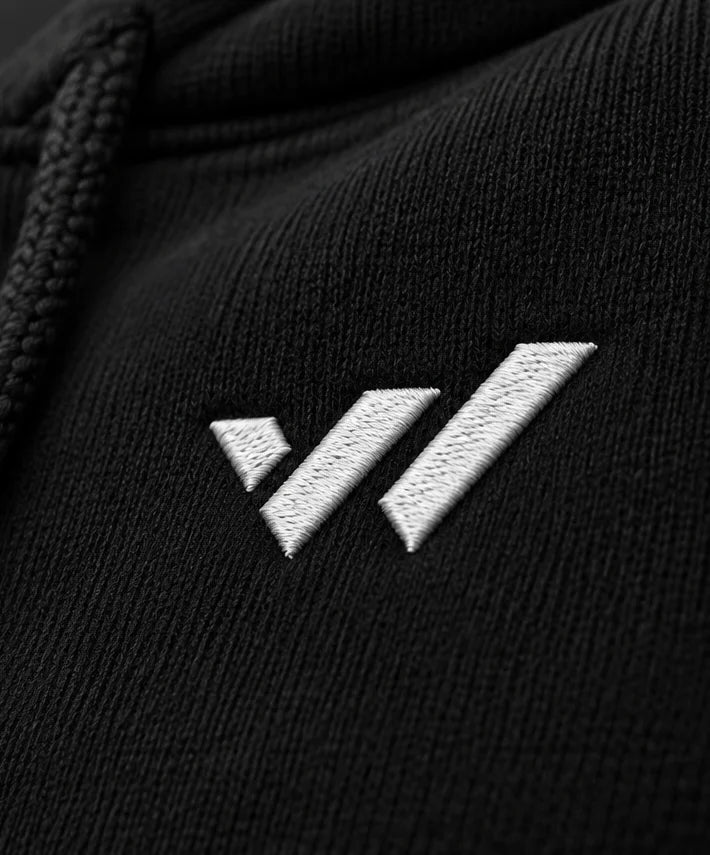 Willpower apparel fabric and branding detail